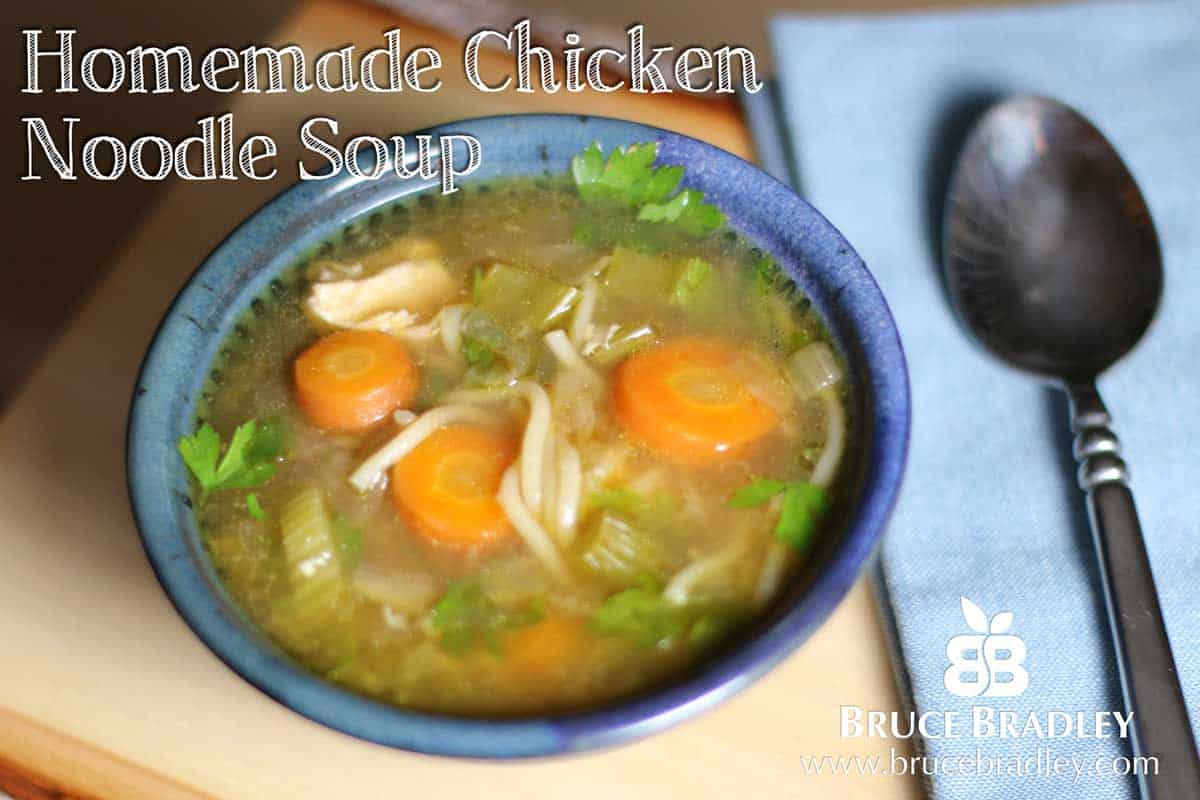 Homemade Chicken Noodle Soup Is A Great Option To Canned Soup.