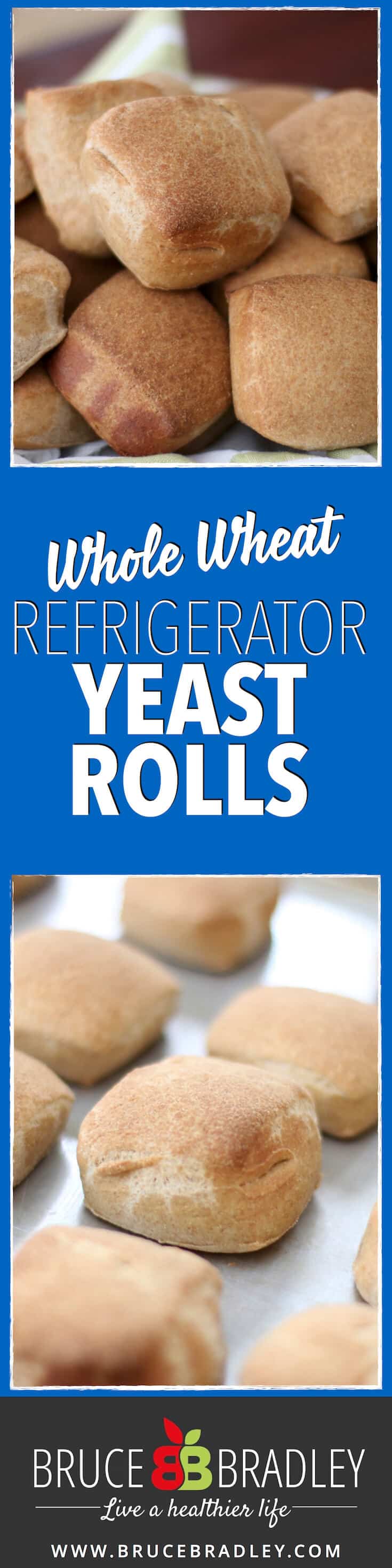 Skip The Fake, Store-Bought Refrigerated Rolls And Switch To A Homemade, Make-Ahead, Whole Wheat Yeast Roll That Will Wow Your Entire Family!