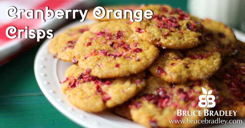 Cranberry Orange Crisps are a delicious cookie that will soon become one of your holiday favorites!