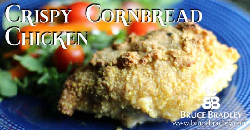 Say goodbye to KFC's Colonel for good and give Bruce Bradley's Crispy Cornbread Chicken a try. It's a sure-fire, REAL food hit that you can definitely feel better about!