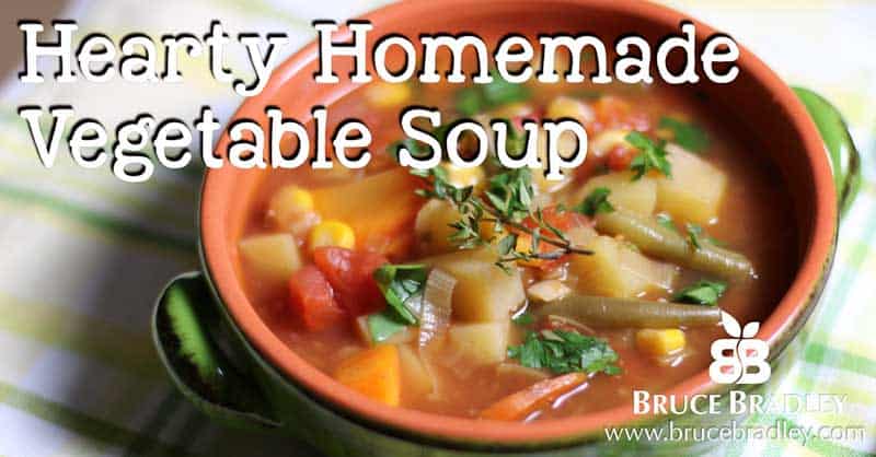Bruce Bradley'S Hearty Homemade Vegetable Soup Is Oh So Delicious And Filled With Veggies Of All Different Kinds. And It'S So Naturally Sweet (Not A Drop Of Sugar Mind You), Your Kids Will Ask For Seconds!