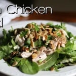 Bruce Bradley'S Asian Chicken Salad Is A Delicious Blend Of Salad Greens, Cilantro, Green Onions, Chicken, And Almonds—All With A Dressing That Really Makes This Salad Pop!