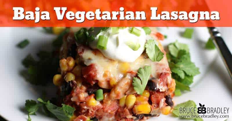 Baha Vegetarian Lasagna Is A One-Dish, Mexican-Inspired Lasagna That Comes Together Quickly Thanks To Mostly Canned And Frozen Real Food Ingredients!
