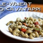 A Whole-Wheat, 100% Real Version Of Noodle And Company'S Classic Pesto Cavatappi.