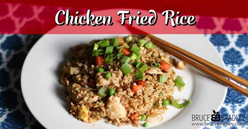 Bruce Bradley'S Delicious Chicken Fried Rice Uses Brown Rice And 100% Real Ingredients With Lots Of Veggies!