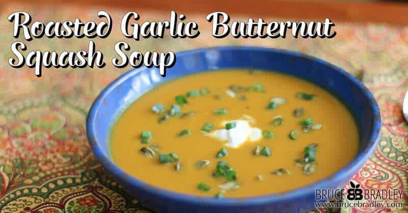 This Amazing Butternut Squash Soup Brings Together Roasted Garlic, Leeks, Apples, Ginger, And Maple Syrup For The Most Delicious Bowl Of Soup I'Ve Tasted!