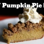 Bruce Bradley'S Best Pumpkin Pie Ever Features A Delicious Filling Made With Cream Cheese, Spices, And An Optional Nut Crumble Topping. Mmmm...amazing!