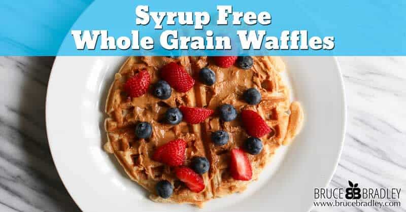How Can Whole Grain Waffles Get Even Better For You? Ditch The Syrup And Use Nut Or Seed Butters.