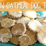 These Pumpkin Oatmeal Dog Treats Are Made From 100% Real Ingredients That Your Dog Will Love. They Also Make Wonderful Gifts For Dog-Loving Friends!