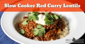 Although my Red Curry Lentils are inspired by flavors from Asia, don't let its international flair scare you away. In fact, it's a super easy slow cooker recipe that's the perfect marriage of flavor, nutrition, and convenience!