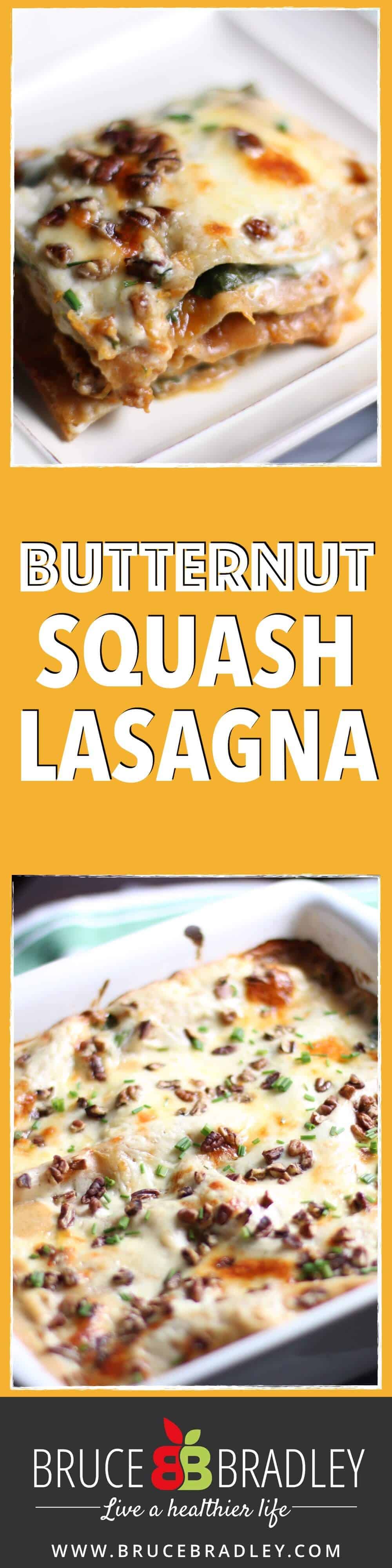 This Butternut Squash Lasagna Recipe Is A Delicious, Mouth-Watering Twist On Traditional Lasagna That'S Made With Butternut Squash, Spinach, And Swiss Cheese!