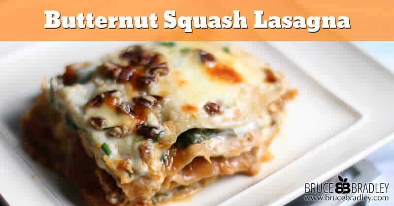 This Butternut Squash Lasagna Is A Delicious, Mouth-Watering Twist On Traditional Lasagna That'S Made With Butternut Squash, Spinach, And Swiss Cheese!