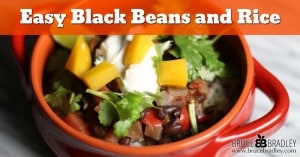 Inspired by the Cuban Black Beans and Rice I grew up with, this easy, homemade original will become a family favorite!