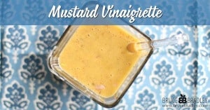 This Mustard Vinaigrette is a delicious dressing that packs a flavorful punch on any salad!