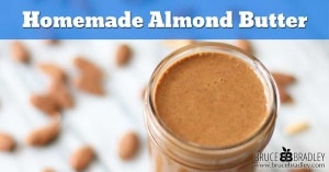 Homemade almond butter is a deliciously easy way to start eating healthier while saving some money!