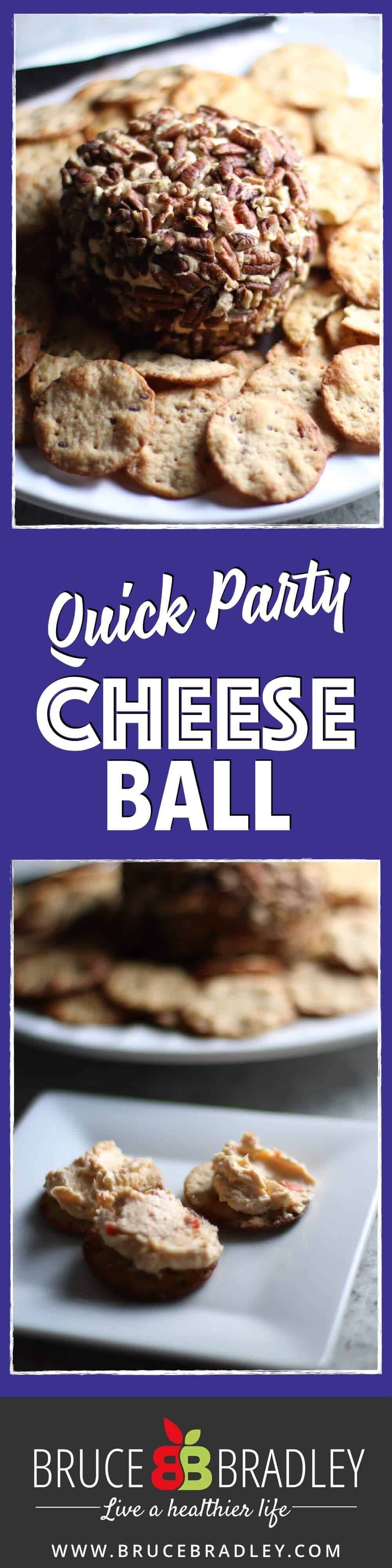 This Quick Party Cheese Ball Recipe Is A Crowd-Pleasing Appetizer That Can Be Made Ahead Of Time And Is Made From Real Ingredients!