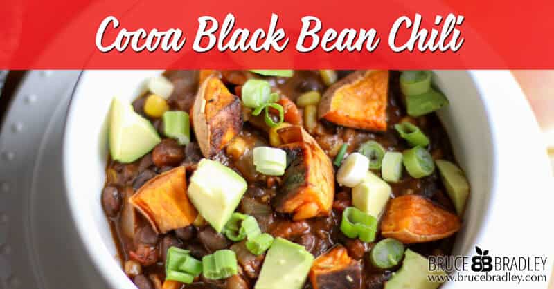 This Cocoa Black Bean Chili Recipe Is Super Easy And Made With Black Beans, Cocoa, And Sweet Potatoes. Seriously, It'S So Delicious And Hearty Nobody Will Know It'S Vegan!