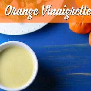 Dress Up Your Salad With This Amazing And Easy Orange Vinaigrette! Perfect For Any Salad, It'S Especially Tasty Over My Orange Spinach Salad With Almonds!