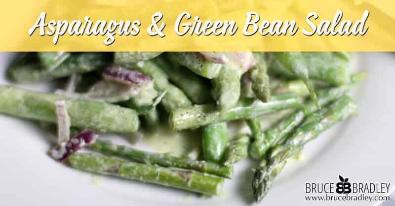 This Creamy Asparagus And Green Bean Salad Proves That Two Great Tastes Can Taste Even Better Together! So Delicious And Easy, It'S Perfect For Any Night Of The Week!