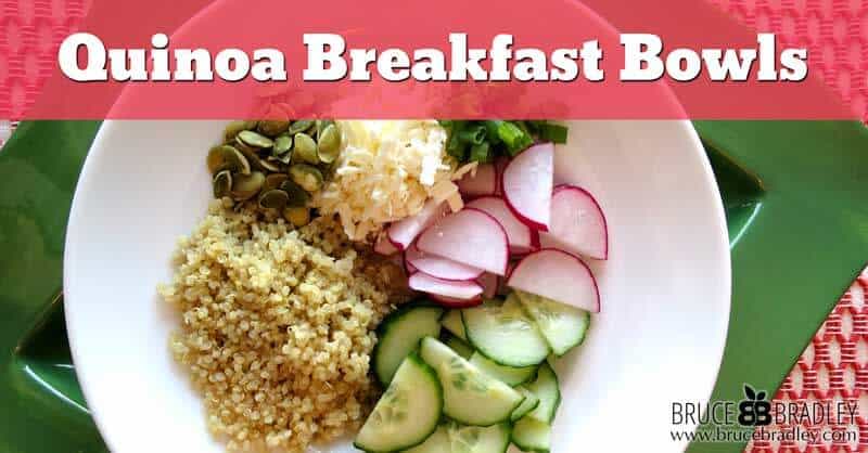 Quinoa Breakfast Bowls are a delicious and nutritious option for busy mornings. Just a little advanced prep will make this healthy morning meal a breeze!